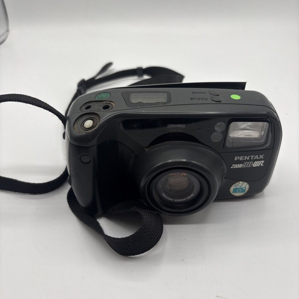 Pentax Zoom 90-WR Camera UNTESTED For PARTS ONLY ( NOT WORKING)